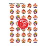 Colorful Stickers for Children Purim Clowns | Purim Music and Gifts
