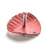 Adi Sidler Anodized Aluminum Waves Chanukah Dreidel Red | Dreidels