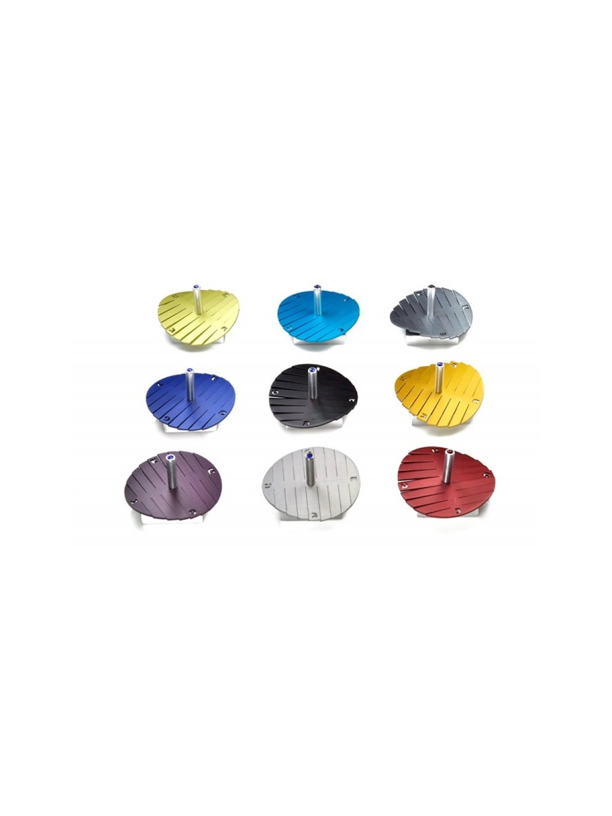 Adi Sidler Anodized Aluminum Waves Chanukah Dreidel Pink | Dreidels