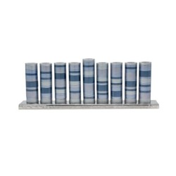 Yair Emanuel Chanukah Menorah Cylinders with Rin... | Hanukkah Menorah