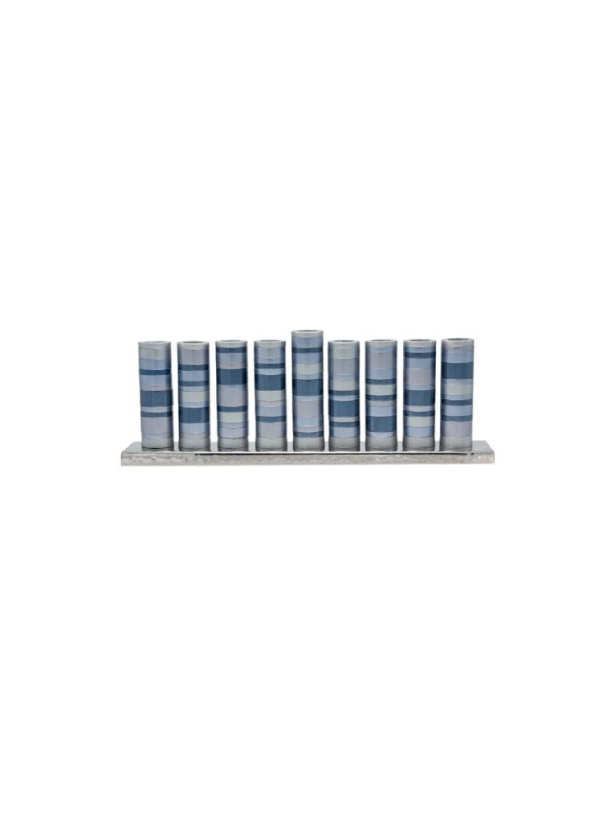 Yair Emanuel Chanukah Menorah Cylinders with Rin... | Hanukkah Menorah