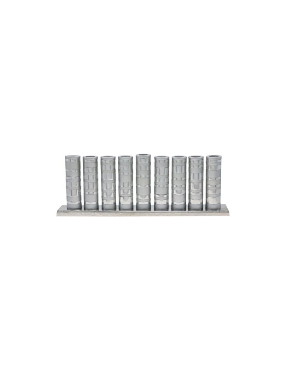Yair Emanuel Hanukkah Menorah Cylinders with Shi... | Hanukkah Menorah