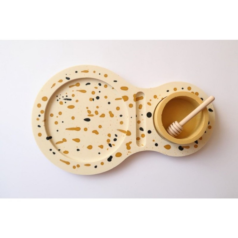 Graciela Noemi Handcrafted Apple Tray wit... | Jewish Gift from Israel