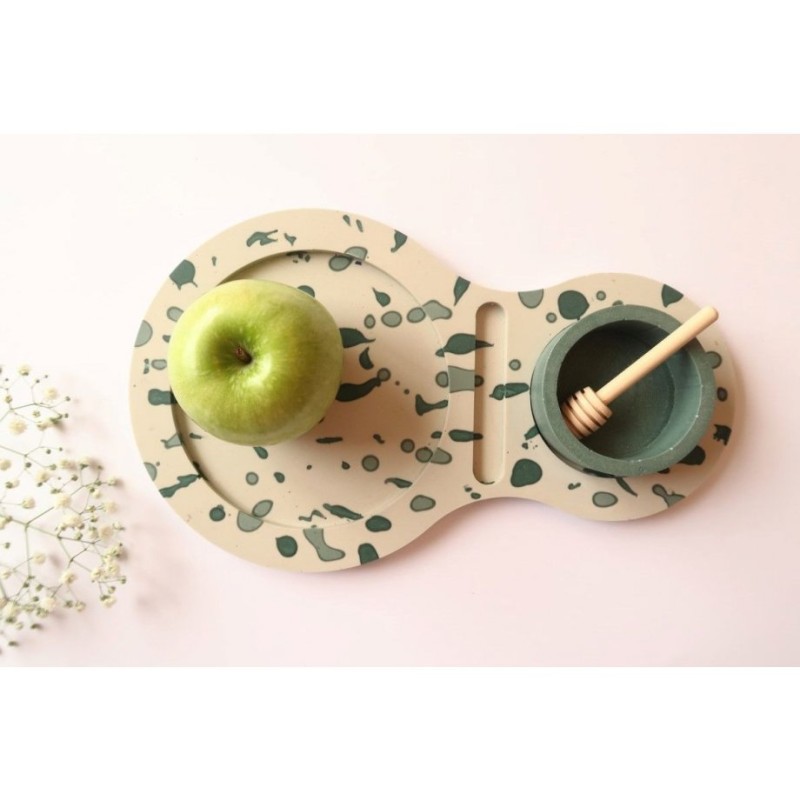 Graciela Noemi Handcrafted Apple Tray wit... | Jewish Gift from Israel