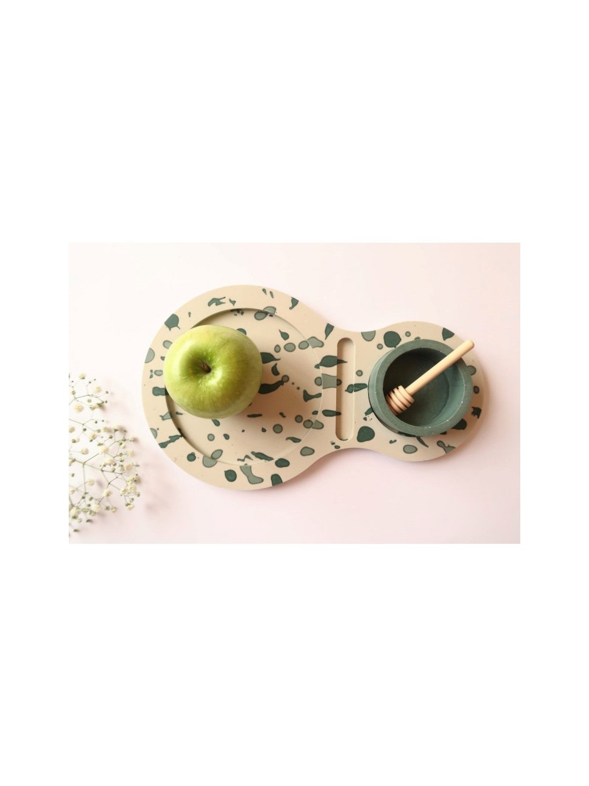 Graciela Noemi Handcrafted Apple Tray wit... | Jewish Gift from Israel