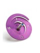 Adi Sidler Anodized Aluminum Spiral Dreidel Purple | Dreidels
