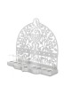 Dorit Judaica Chanukah Menorah Cutout Pomegranat... | Hanukkah Menorah