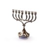 Silver Plated Chanukah Menorah Classic Design Fl... | Hanukkah Menorah