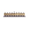 Yair Emanuel Dreidel Menorah with Cut Out Floral... | Hanukkah Menorah