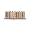 Yair Emanuel Hanukkah Menorah Cylinders with Pom... | Hanukkah Menorah