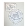 Matzah Cover and Afikoman Bag Set Silver... | Matzah & Afikoman Covers