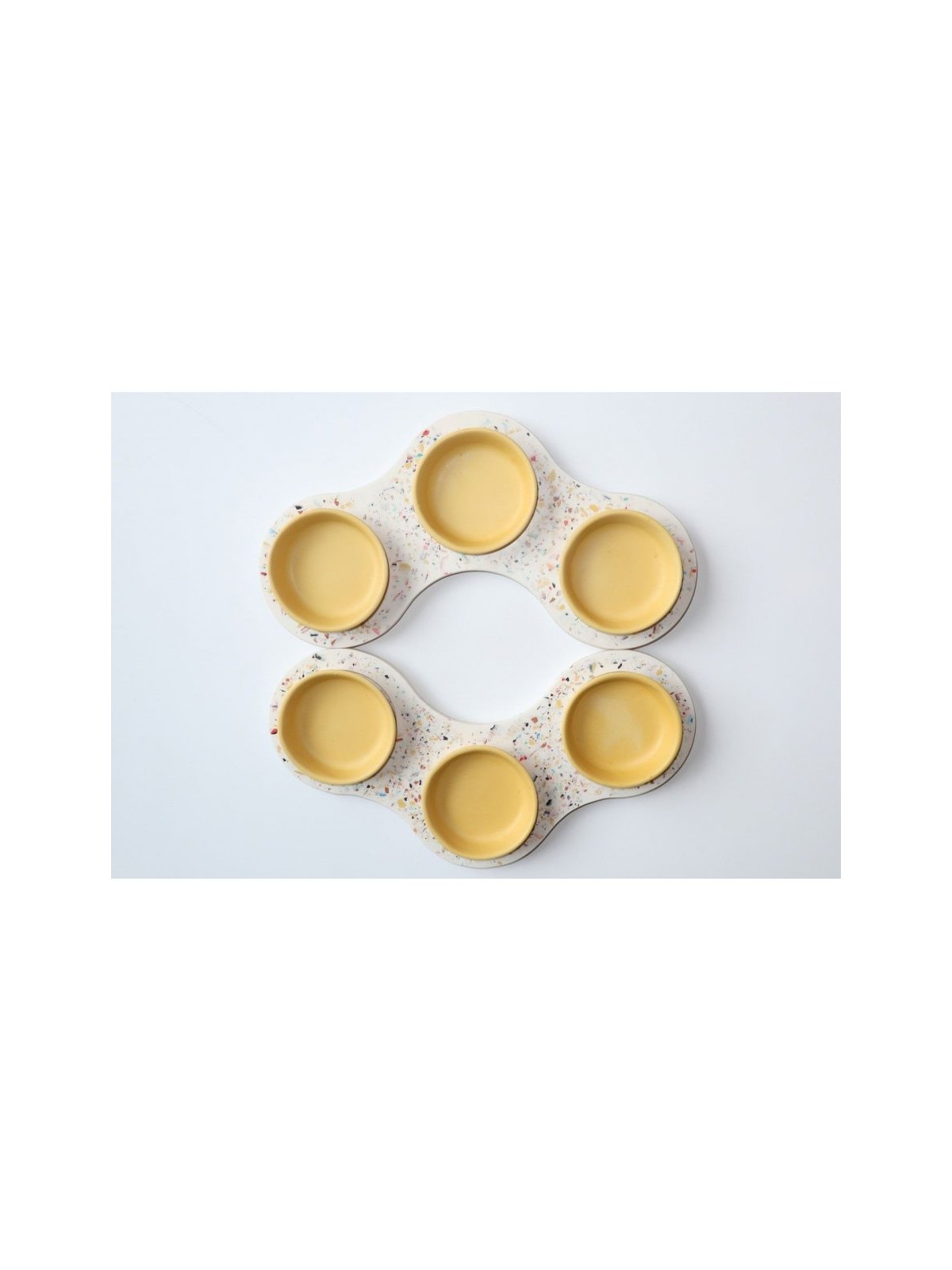 Graciela Noemi Handcrafted Terrazo Design Passover S... | Seder Plates