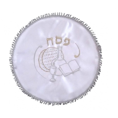 Passover Matzah Cover with Seder Design ... | Matzah & Afikoman Covers