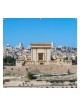 Panoramic Jerusalem Beit Hamikdash Sukkah Sing... | Sukkah Decorations