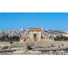 Panoramic Jerusalem Beit Hamikdash Sukkah Sing... | Sukkah Decorations