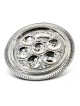 Circular Silver Plated Decorative Seder Plate %96 Or... | Seder Plates