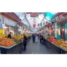 Panoramic Machane Yehuda Market Sukkah Single ... | Sukkah Decorations
