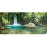 Panoramic Banyas Waterfall Sukkah Single Wall ... | Sukkah Decorations