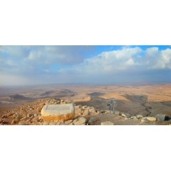 Panoramic Kadesh Barnea Sukkah Single Wall Pan... | Sukkah Decorations