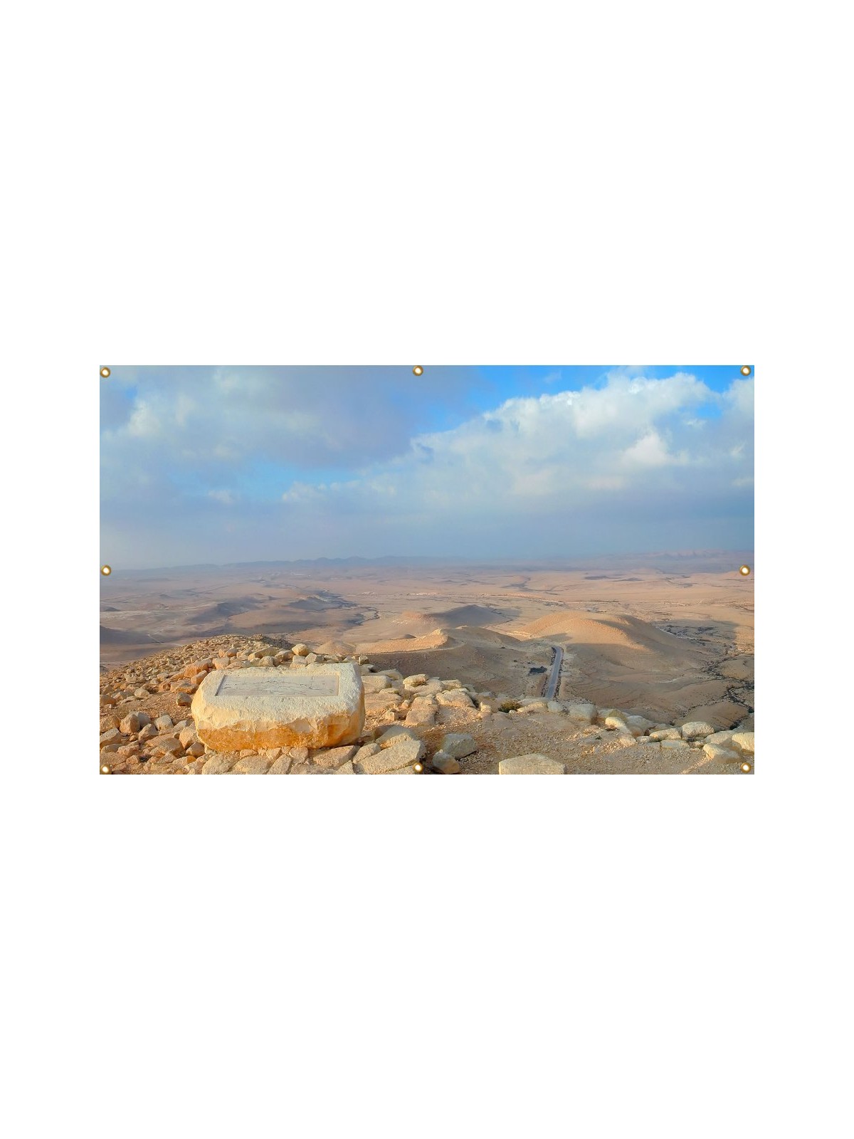 Panoramic Kadesh Barnea Sukkah Single Wall Pan... | Sukkah Decorations