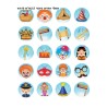 Colorful Stickers for Children Purim Highli... | Purim Music and Gifts