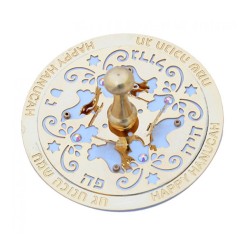 Light Blue Dove Dreidel by Ester Shahaf | Dreidels