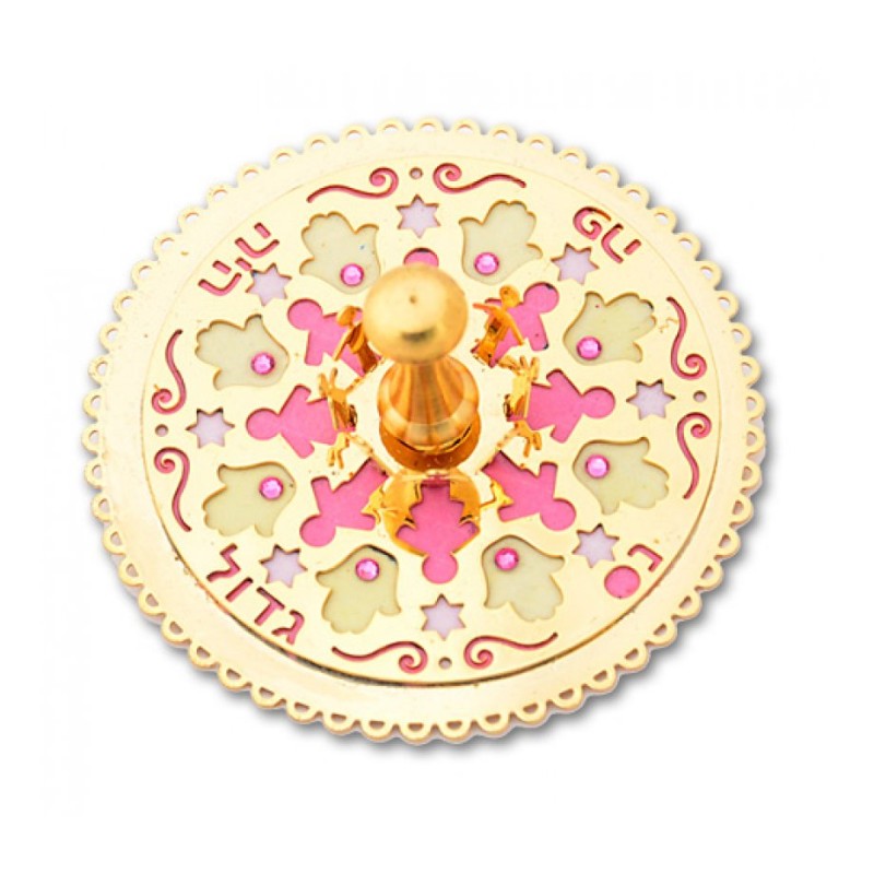 Hamsa Dreidel by Ester Shahaf | Dreidels