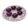 Agayof Exclusive Anodized Aluminum Seder Plate with ... | Seder Plates