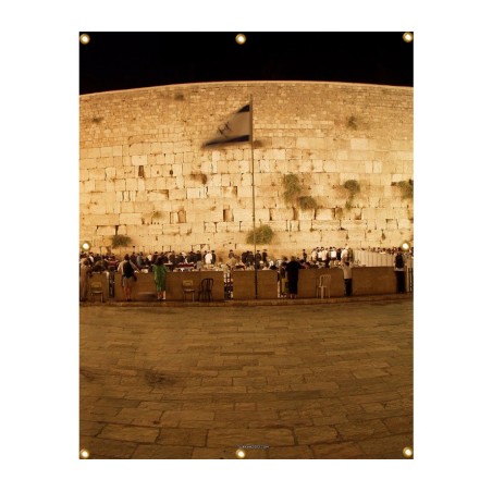Panoramic Western Wall Sukkah Single Wall Pane... | Sukkah Decorations