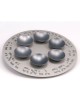 Agayof Exclusive Anodized Aluminum Seder Plate with ... | Seder Plates