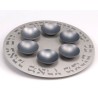 Agayof Exclusive Anodized Aluminum Seder Plate with ... | Seder Plates
