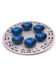 Agayof Exclusive Anodized Aluminum Seder Plate with ... | Seder Plates