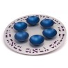 Agayof Exclusive Anodized Aluminum Seder Plate with ... | Seder Plates