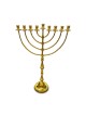 Extra Large Antique Gold Chanukah Menorah Tradit... | Hanukkah Menorah