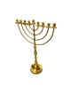 Extra Large Antique Gold Chanukah Menorah Tradit... | Hanukkah Menorah