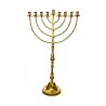 Extra Large Antique Gold Chanukah Menorah Tradit... | Hanukkah Menorah
