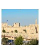 Panoramic Jerusalem Old City Walls Sukkah Sing... | Sukkah Decorations
