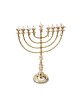 Extra Large Gold Color Chanukah Menorah with Dec... | Hanukkah Menorah
