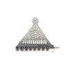 Triangle Menorah Replica Israel Museum Products | Hanukkah Menorah