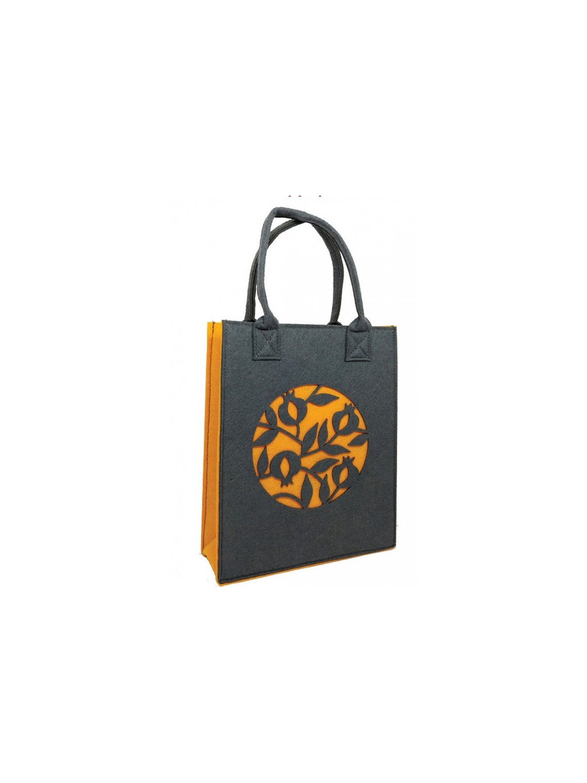 Dorit Judaica Womans Tote Bag Gray and Mu... | Jewish Gift from Israel