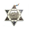 Silver Plated Star of David Wall Hanging with Twelv... | Star of David