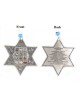 Star of David Wall Hanging with Twelve Tribes and B... | Star of David