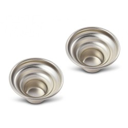 Smooth Silver Nickel Plated Insert for Candl... | Candle & Oil Inserts