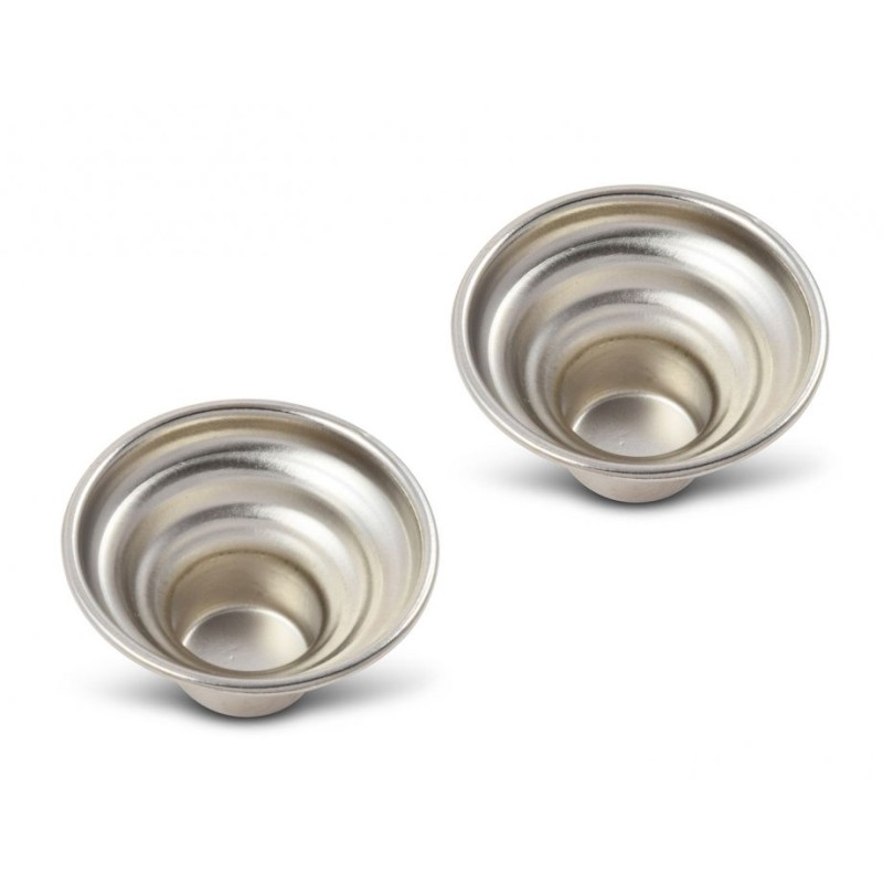 Smooth Silver Nickel Plated Insert for Candl... | Candle & Oil Inserts