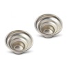 Smooth Silver Nickel Plated Insert for Candl... | Candle & Oil Inserts