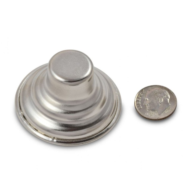 Smooth Silver Nickel Plated Insert for Candl... | Candle & Oil Inserts