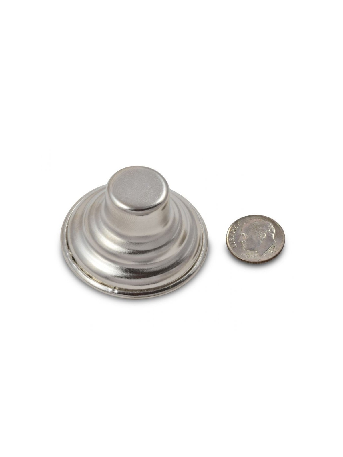 Smooth Silver Nickel Plated Insert for Candl... | Candle & Oil Inserts