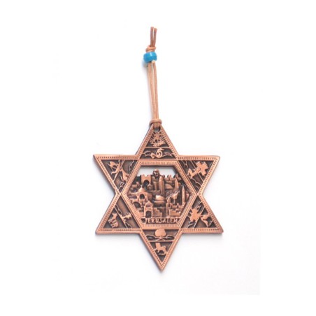 Star of David Wall Decoration with Twelve Tribes an... | Star of David