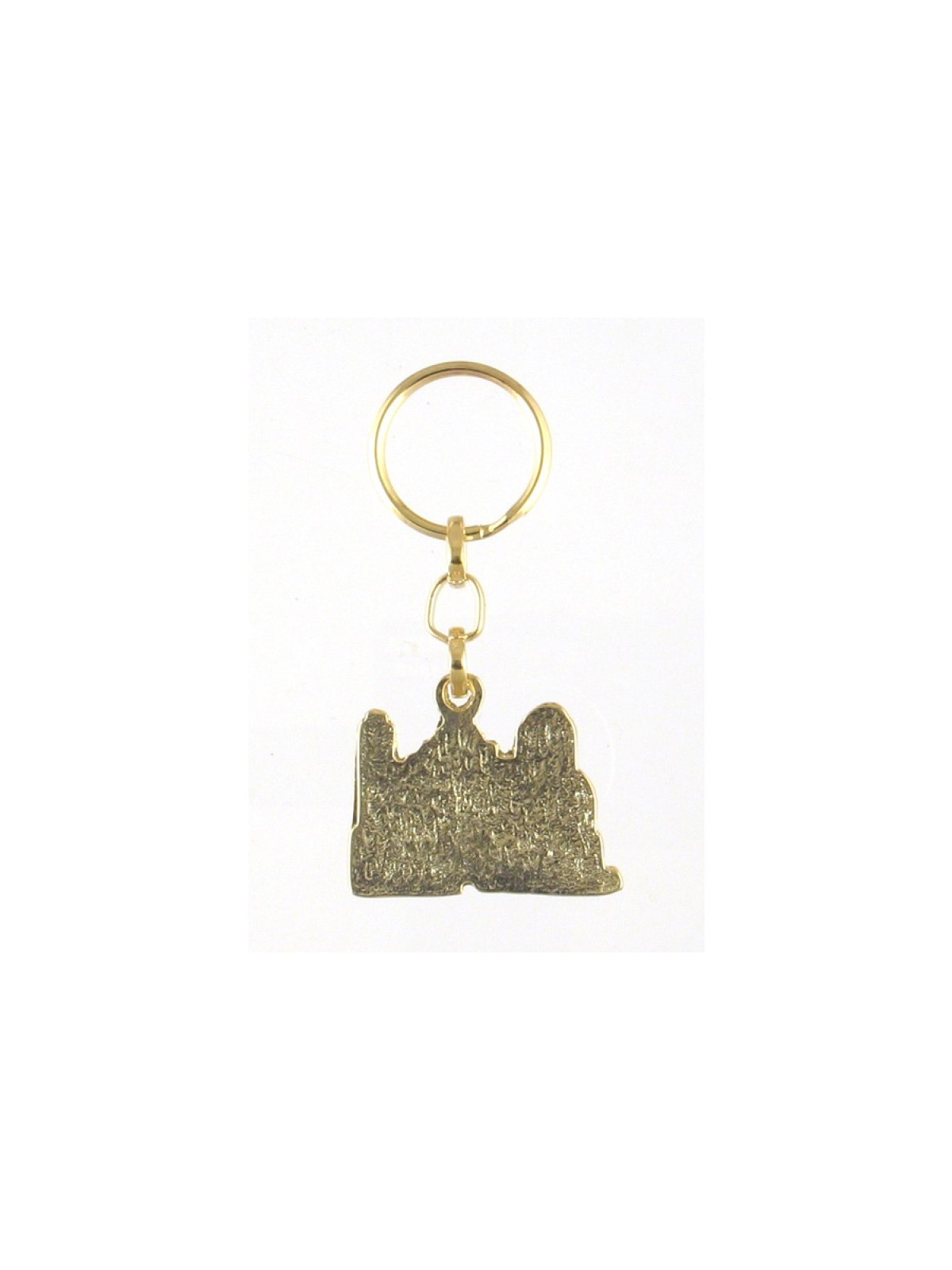 Colorful Metal Keychain Jerusalem Image | Judaica Keychains