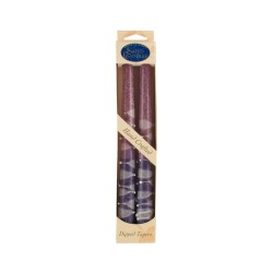 Pair of Galilee Handcrafted Decorative Taper Cand... | Sabbath Candles